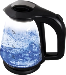 Glazen waterkoker ESPERANZA MISSOURI 1,7 l, zwart