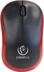 Draadloze muis Rebeltec Meteor rood