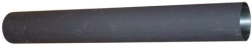 Rookpijp 150 mm, lengte 750 mm, dikte 1,5 mm, zwart