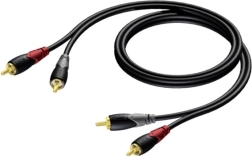 Audiokabel 2× RCA (tulp) man–man 1,5 m