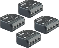 Set van 4 Shelly 2PM Gen4 controllers voor jaloezieën en apparaten zigbee/matter