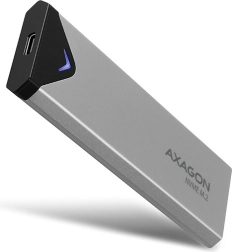 Aluminium behuizing AXAGON voor externe schijf USB‑C 3.2 Gen 2 - M.2 NVMe SSD grijs