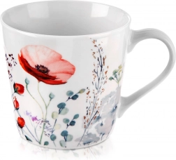 Porseleinen mok met klaproosmotief 430 ml