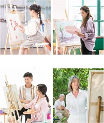 Schilderen op nummer met frame 30 × 40 cm – kitten