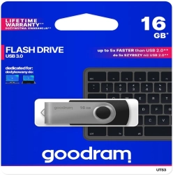 flashdrive goodram twister 16 gb usb 3.0 blauw