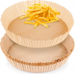 Papieren ronde inlegvellen voor heteluchtfriteuse 20 cm, 50 stuks