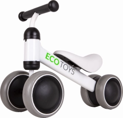 ECOTOYS loopfiets wit voor kinderen