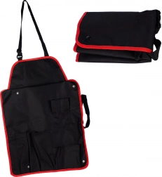 Barbecue-schort met zakken en verstelbare band