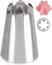 RVS spuitmondje voor decoreren – bloem