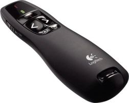 Draadloze presenter LOGITECH R400 met rode laser