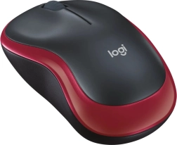 Logitech draadloze muis M185 rood