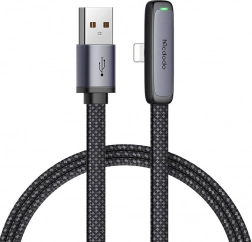 USB-A naar Lightning kabel McDodo CA-2791, 1.8m (zwart)