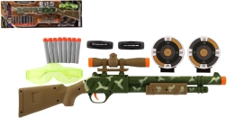 Kunststof geweer met vizier en schuimkogels, 51 cm