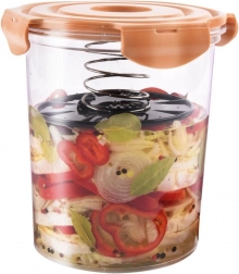 Marineer- en fermenteerbak met veerdruk 4 l, 19 × 21 cm