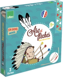 Houten boogschietset voor kinderen met zuignappen