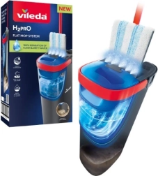 Platte mop H2Pro met scheiding van schoon en vuil water