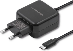 Netlader micro USB 12 W (2,4 A) – zwart QOLTEC