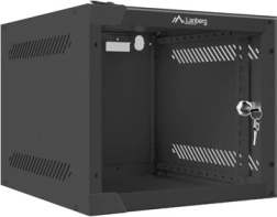 Lanberg 10-inch wandkast 4U 280x310mm zwart