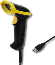 1D- en 2D-barcodescanner USB zwart