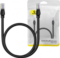 BASEUS netwerkkabel Ethernet CAT5 0,5 m zwart