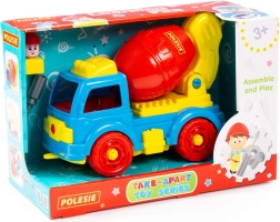 Demonteerbare betonmixer met gereedschap en figuur, 29 delen