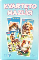 Kaartspel Kwartet Dierenhuisdieren