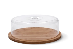 Ronde plank met deksel 28 × 9,5 cm - 1 stuk