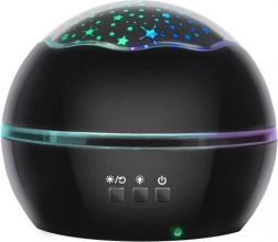 Nachtprojector voor sterrenhemel en onderwaterwereld – zwart