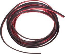 Decoratieve autolijst, in te drukken, 5 m, rood