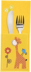 Orion etui voor kinderbestek giraf 21 × 9 cm