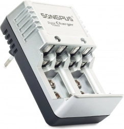 Acculader voor AA, AAA en 9V voor Ni-MH en Ni-Cd