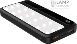 Powerbank Rebeltec P10 LCD met LED-lamp en Power Delivery 22,5W