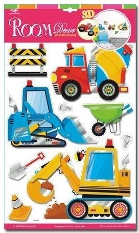 3D muurdecoratie - Voertuigen 2