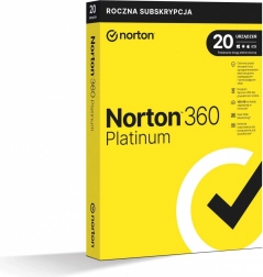 Norton 360 Platinum, 100 GB, 1 gebruiker, 20 apparaten, 1 jaar