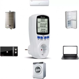 Digitale wattmeter – energiemeter voor in het stopcontact
