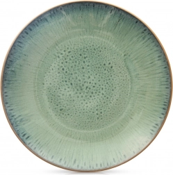 Keramisch plat bord Glaze 27 cm – groene reactieve glazuur