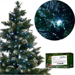 Kerst LED-lichtsnoer 10 m, 100 LED, 8 standen – Koud