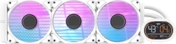 Cpu-waterkoeling darkFlash dh360d 360 mm wit met lcd en argb