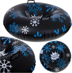 Opblaasbare sneeuwbuis met sneeuwvlokken 95 cm