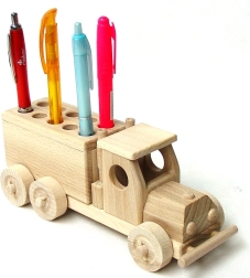 Ceeda Cavity houten pennenhouder – vrachtwagen