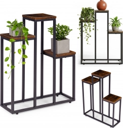 Plantenstandaard met 3 planken loft ModernHome