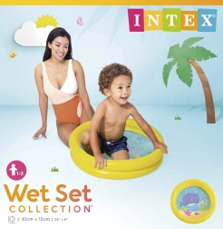 Opblaasbaar kinderzwembad 61 × 15 cm Intex My First Pool
