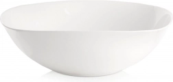 Witte glazen schaal LUNA 25 cm, 2 l