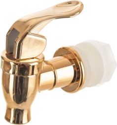 Gouden vervangende kraan voor glazen drankdispenser