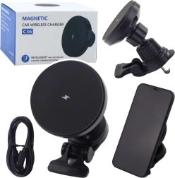 Magnetische autohouder met draadloos opladen 15 W