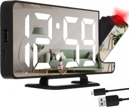 LED wekker met projector Izoxis 19576