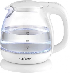 Glazen waterkoker 1 l 1100 W van Maestro