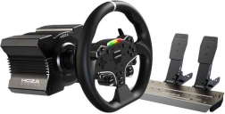 Moza Racing R5 RS20 set stuurwiel met direct drive, SR‑P Lite pedalen en tafelklem (PC)