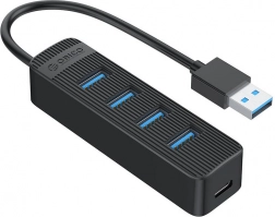 Orico USB Hub TWU3 4x USB 3.0 Adapter zwart
