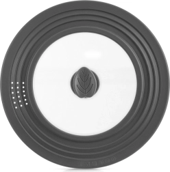 Universele glazen siliconen deksel 24/26/28 cm